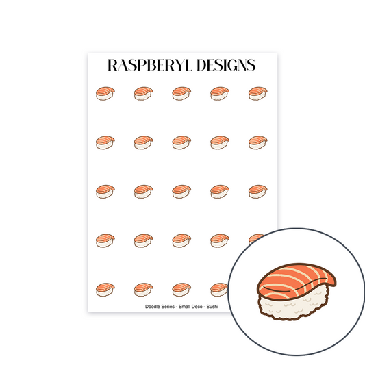 Sushi - Food - Doodle Series