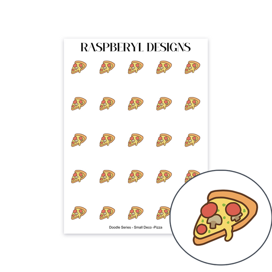 Pizza - Food - Doodle Series