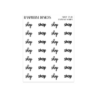 Shop - Script Sticker - Typeface- 10