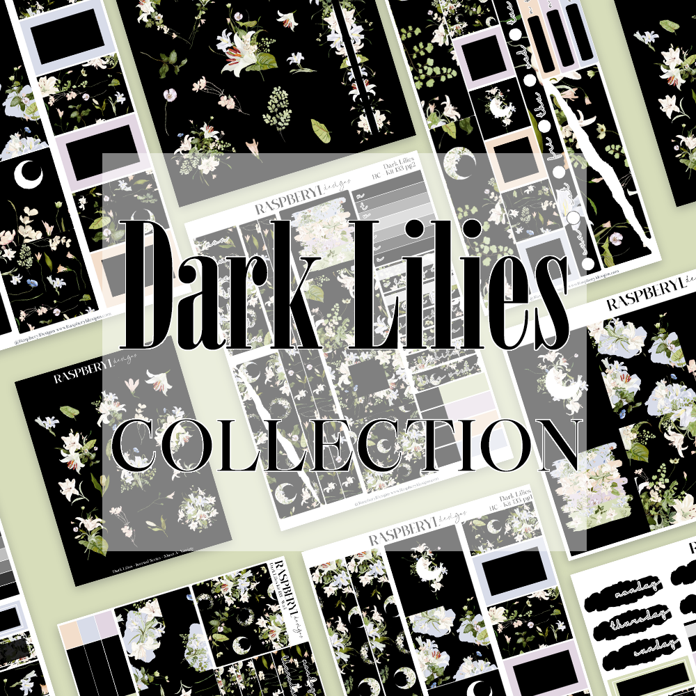 Dark Lilies Collection - weekly kits - 133