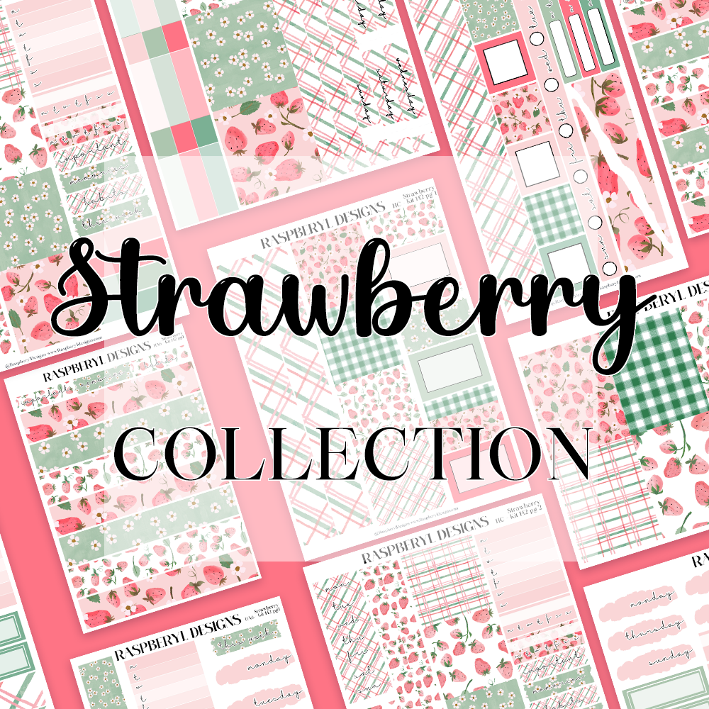 Strawberry Collection - weekly kits - 142