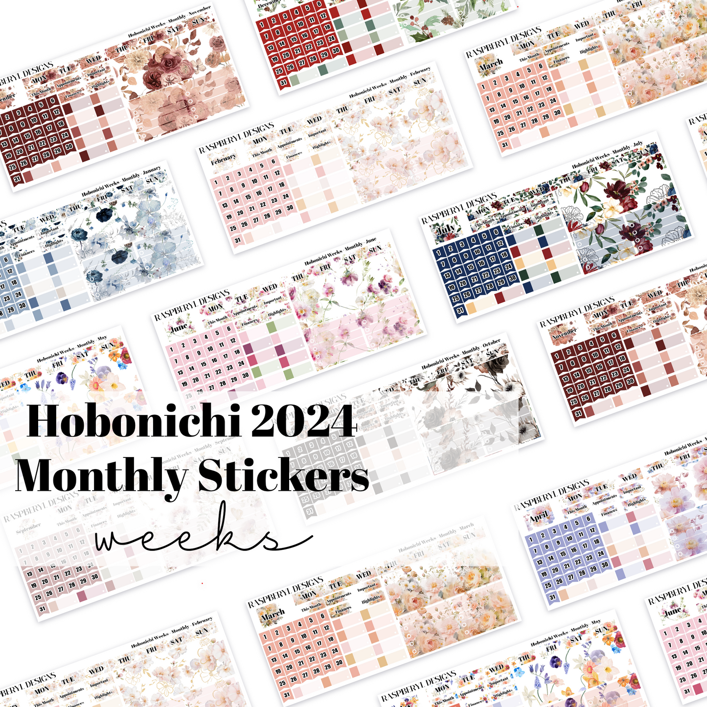 Hobonichi Weeks Monthly kits - Dated