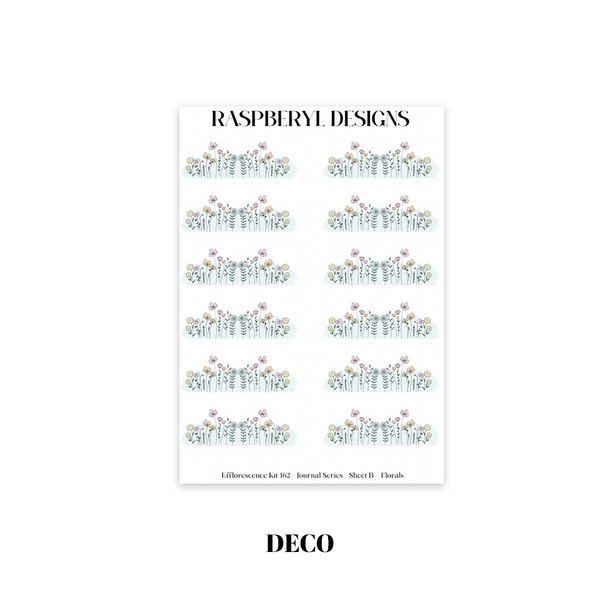 Deco - Efflorescence - Pale Blue - small strip