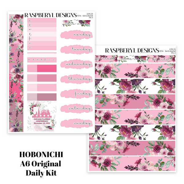 HOBONICHI ORIGINAL DAILY - CPC2023 - Colorful Kit