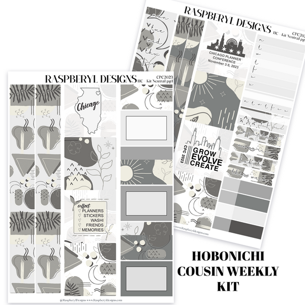 HOBONICHI COUSIN Weekly - CPC2023 - Neutral Kit