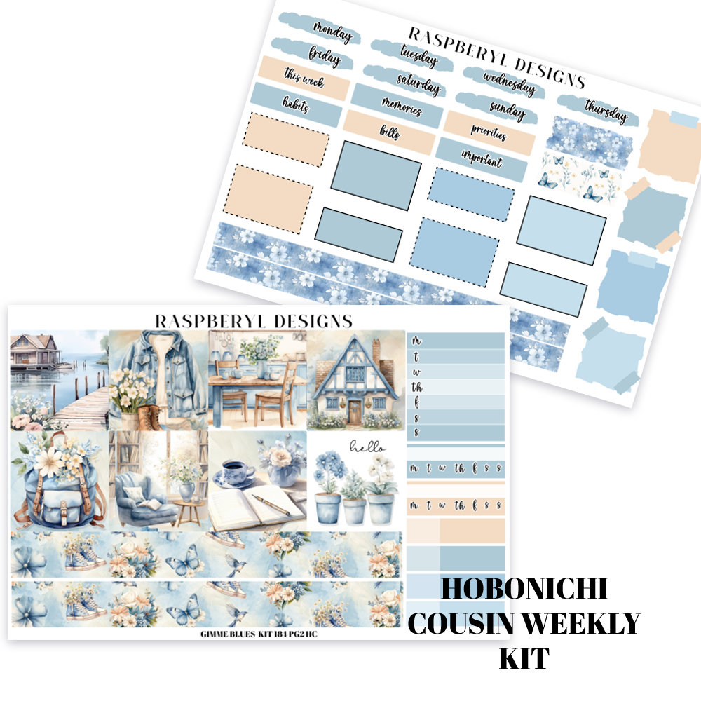 Gimme Blues Collection - weekly kits - 184
