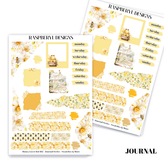 Honey Lover - Journaling Kit 182 - Pg1 - Swatches