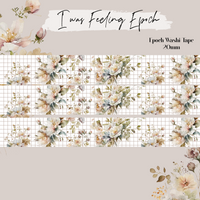 Epoch Floral with Grid - Washi Tape (no foil)