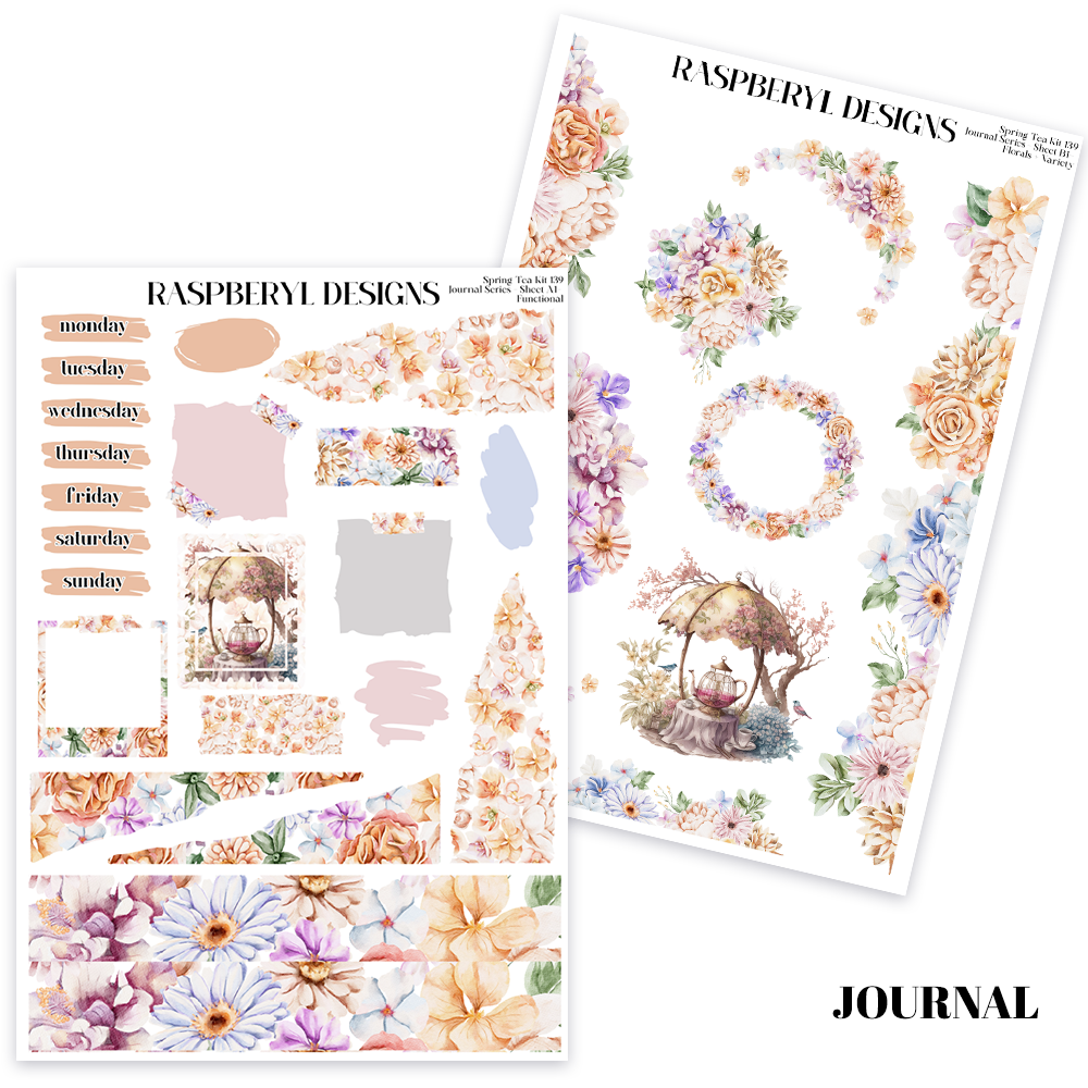 Spring Tea - Journaling Kit 139