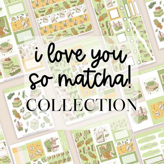 I Love You So Matcha Collection - weekly kits - 156