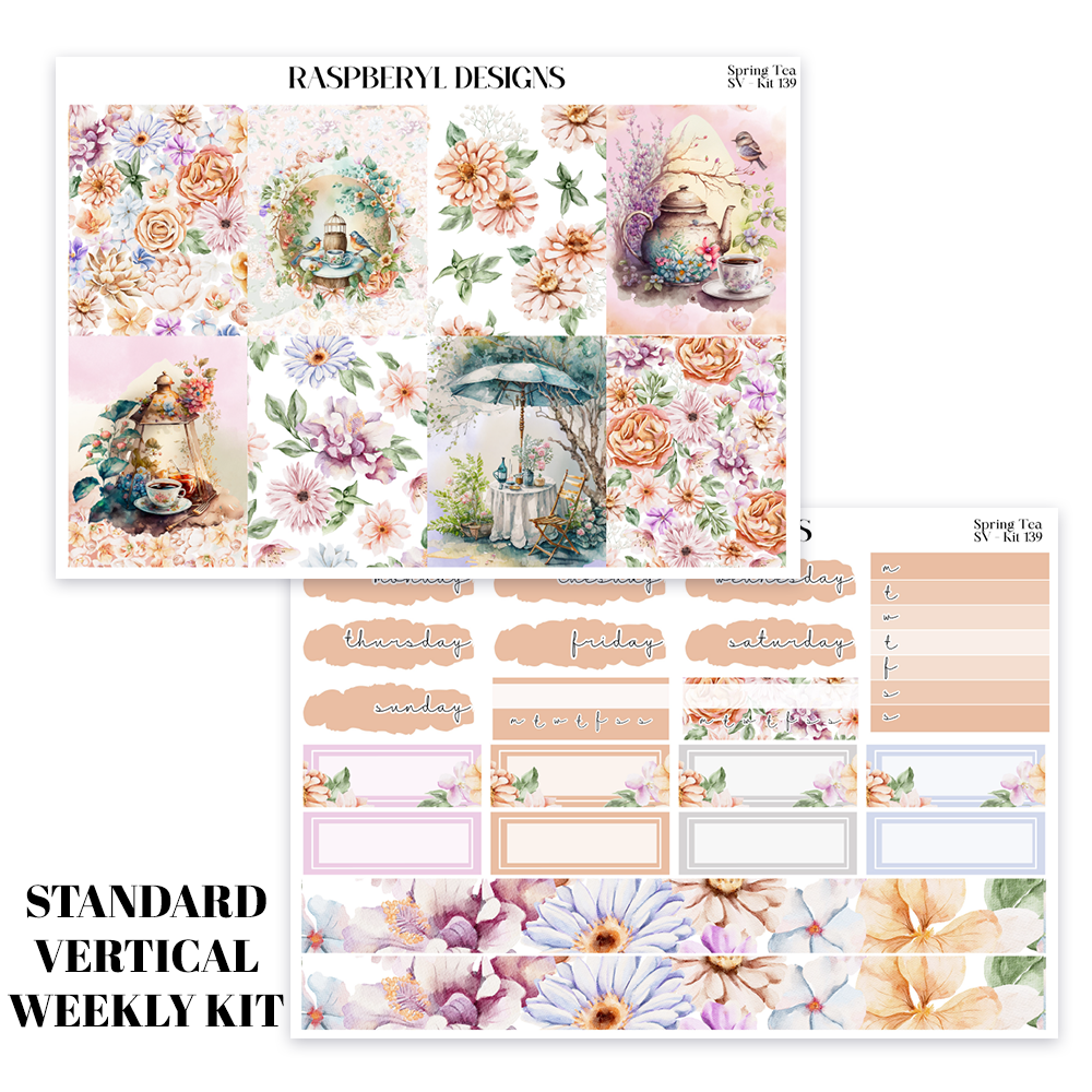 Spring Tea Collection - weekly kits - 139