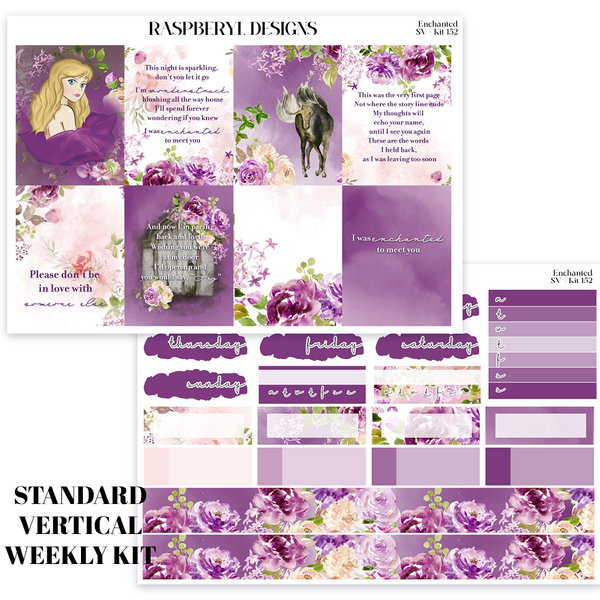 Standard Vertical Weekly - Enchanted Kit 153