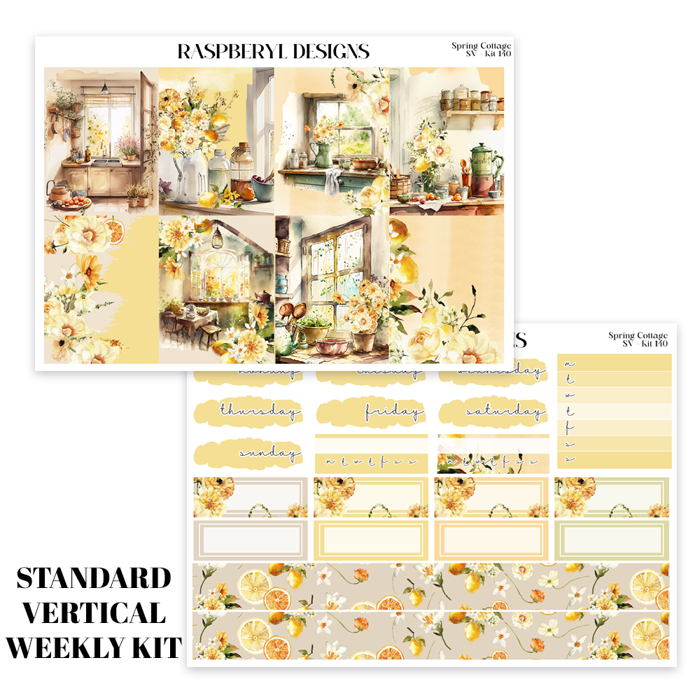 Spring Cottage Collection - weekly kits - 140