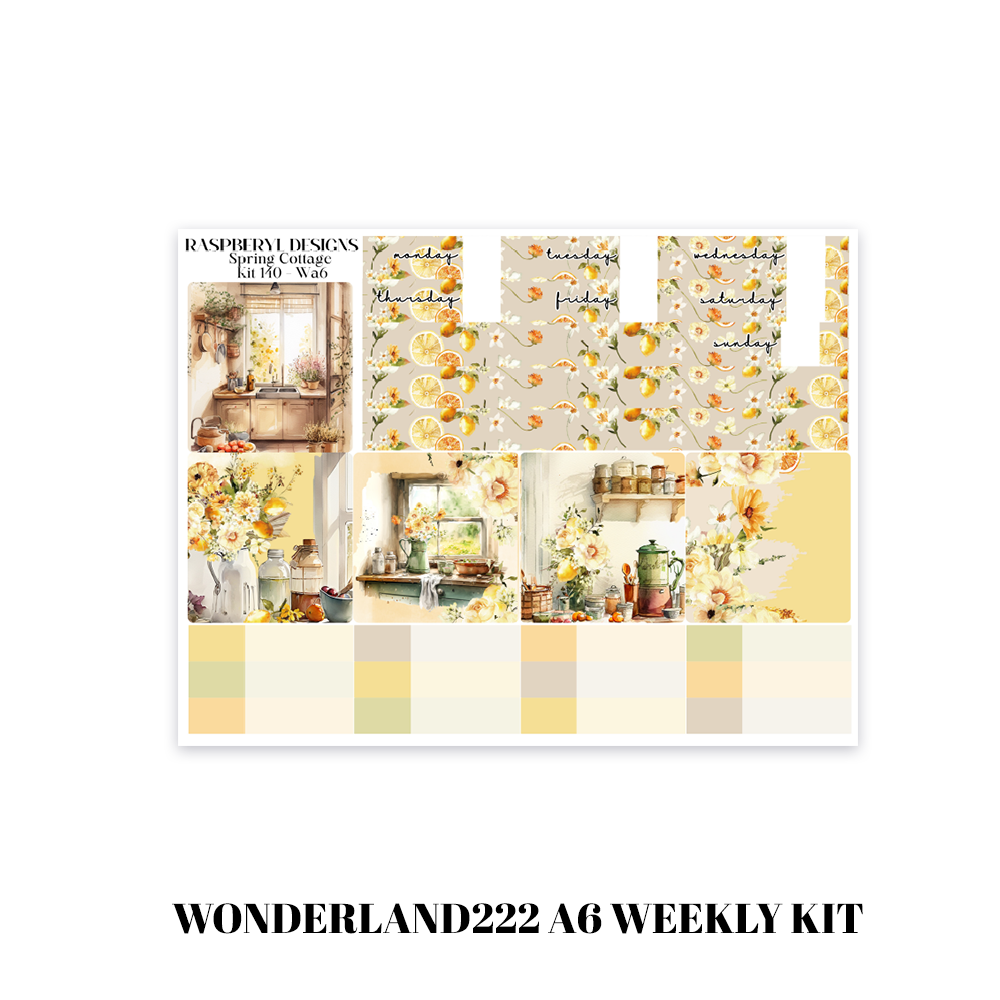 Spring Cottage Collection - weekly kits - 140