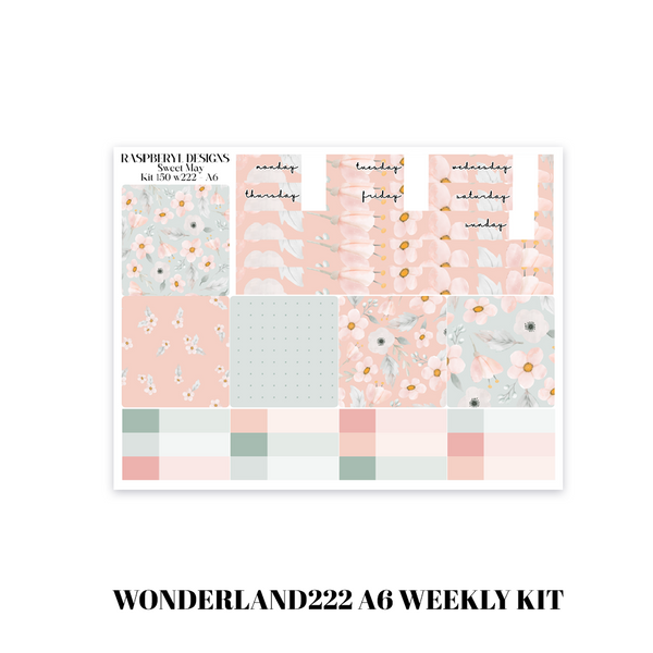 Wonderland222 A6 Weekly - Sweet May - Kit 150