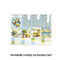Wonderland222 A6 Weekly - Citrus - Kit 147