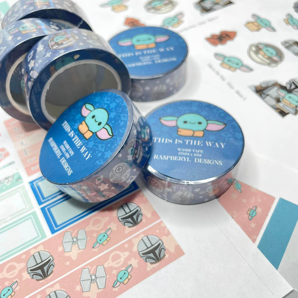(Misprint) This Is The Way - Washi Tape (no foil)