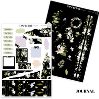 Journaling - Dark Lilies Blackout Kit 133