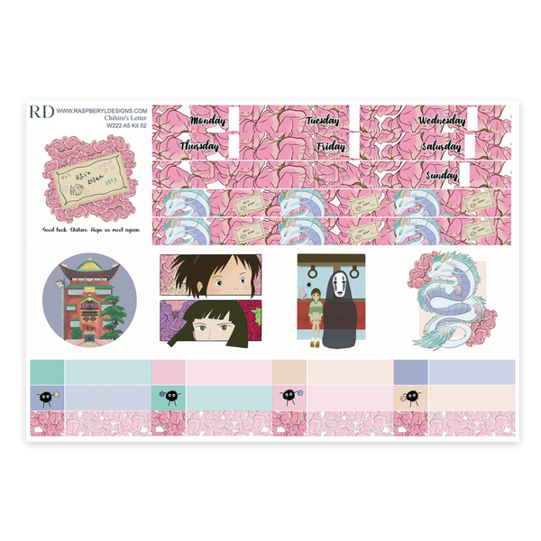 Wonderland222 A5 Weekly - Chihiro's Letter Mini Kit