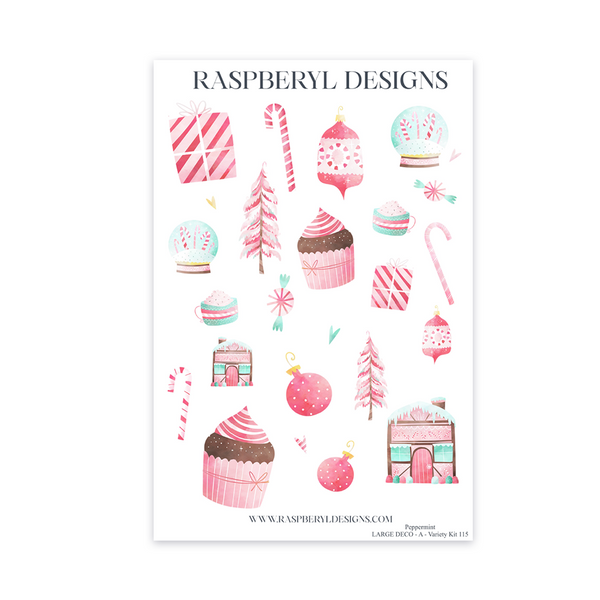Deco - Peppermint - Variety - Sheet A - Kit 115