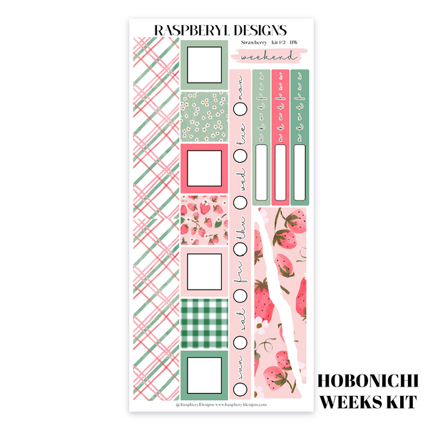 Hobonichi Weeks Weekly - Strawberry Kit 142