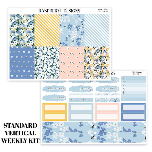 Standard Vertical Weekly - Bees Knees Kit 141