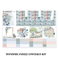 Wonderland222 A5 Weekly - Something Blue Kit 131
