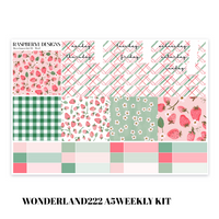 Wonderland222 A5 Weekly - Strawberry Kit 142