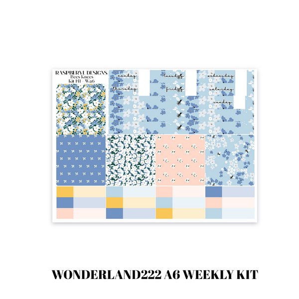 Wonderland222 A6 Weekly - Bees Knees Kit 141