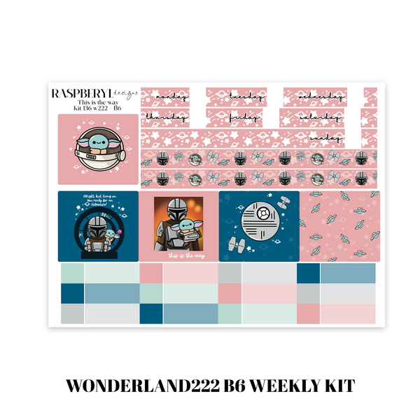 Wonderland222 B6 Weekly - This Is The Way Kit 136