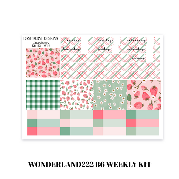 Wonderland222 B6 Weekly - Strawberry Kit 142